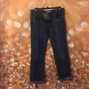Banana republic dark wash boyfriend jeans